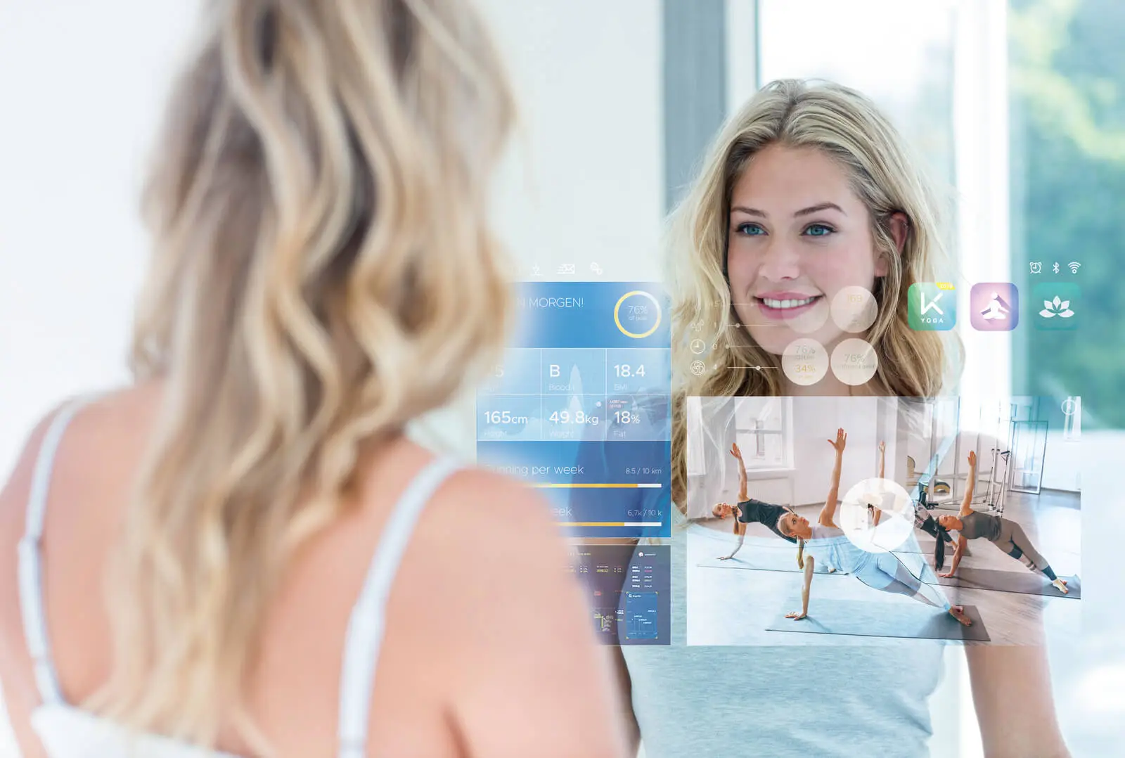 Interactive Gym Mirrors